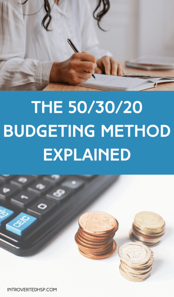 The 50/30/20 budgeting method explained. Pinterest Pin. 