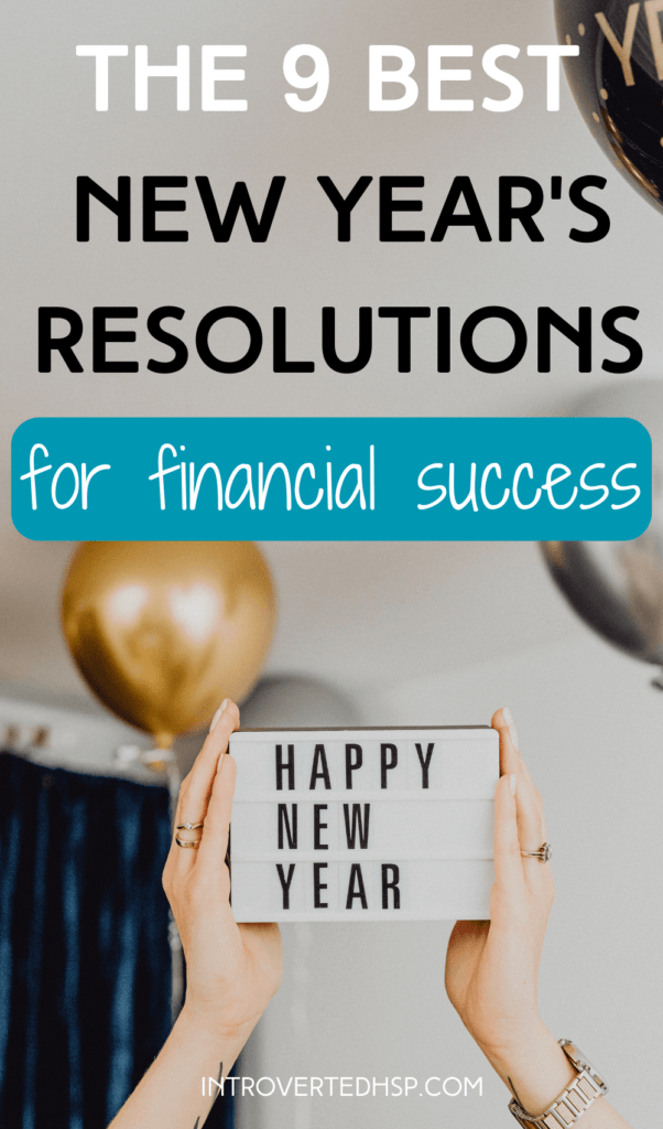 The 9 best New Year's resolutions for financial success. Pinterest Pin. 