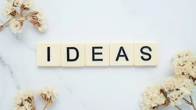 Ideas letter blocks.