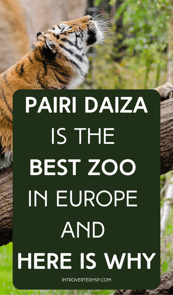 Pairi Daiza is the best zoo in Europe and here is why. Pinterest Pin. 